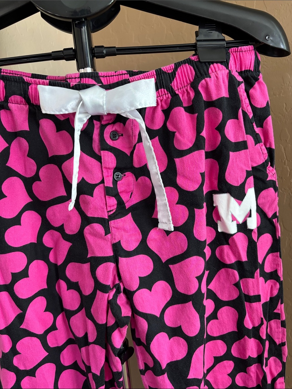 MICHIGAN 💕🖤 Heart Pajama Bottoms